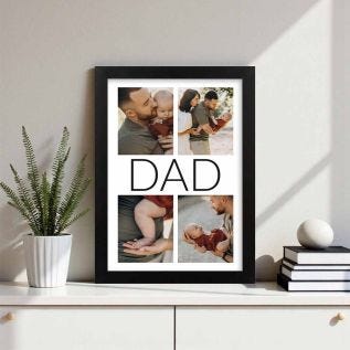 Dad 4 Image Print & Frame