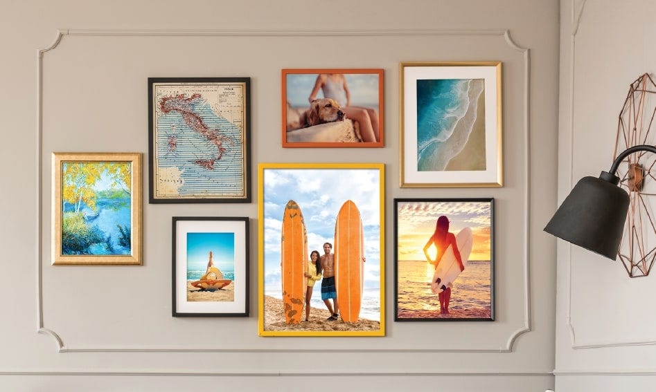 12 unique photo wall ideas for family photos & more